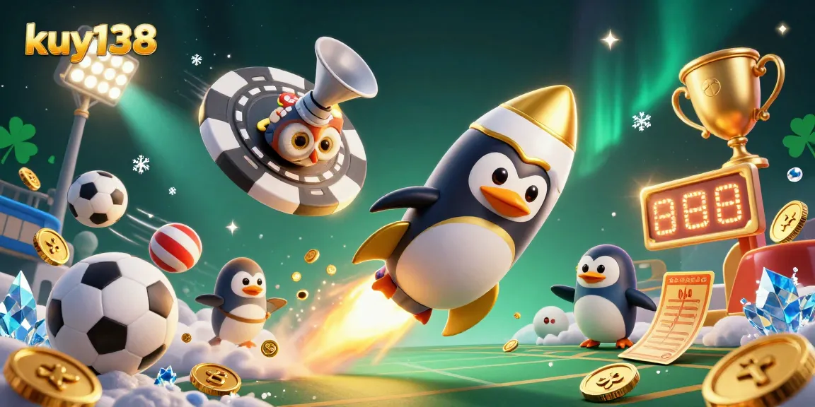 Guna keuntungan maksimal dalam kuy138, terbangkan penguin emas ke kasino luar angkasa yang megah.