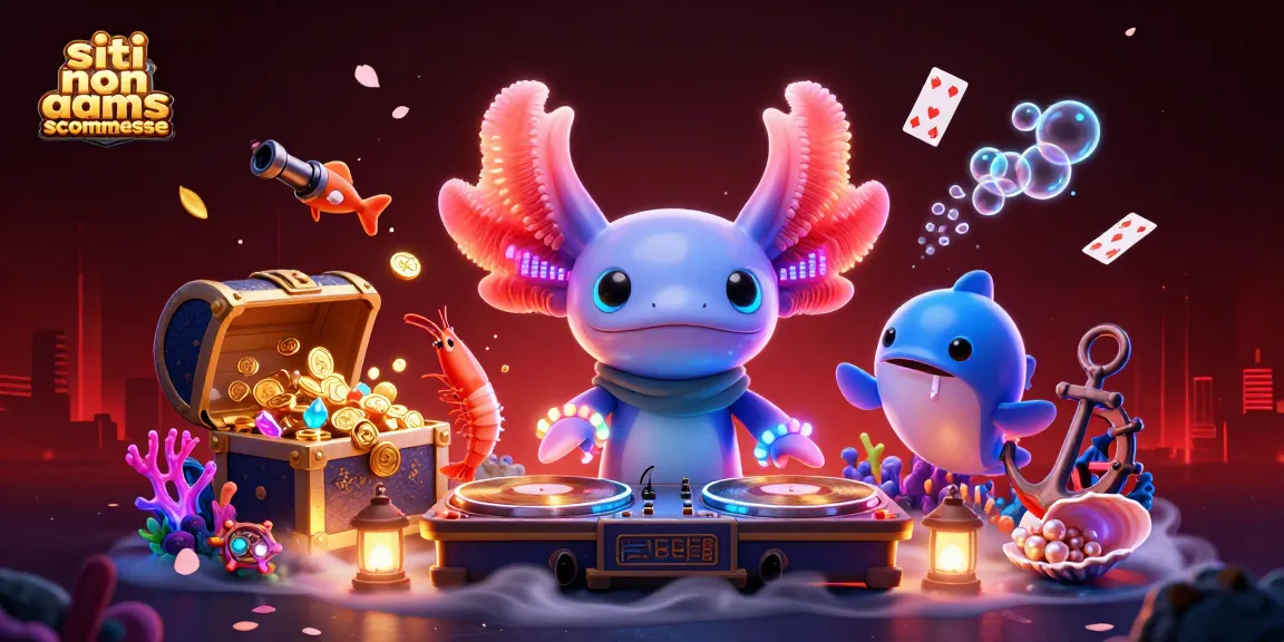 Siti non AAMS scommesse: Esperienza di gioco unica con un DJ asso e creature marine in festa