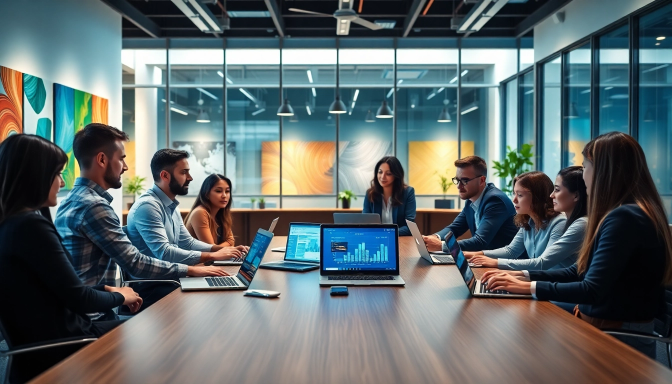 Discover dynamic collaboration among IT professionals, showcasing msp companies near me in action.