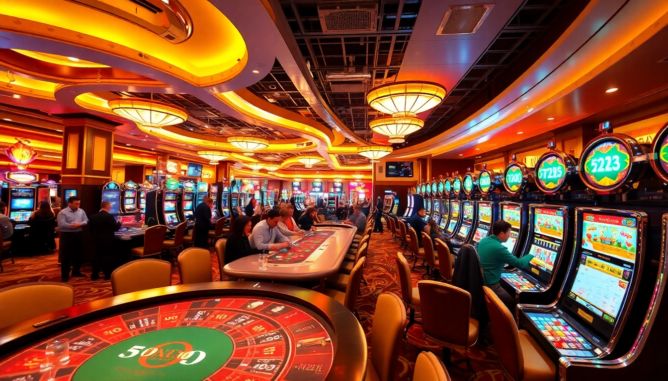 Experience the thrill of Non gamstop Casino Uk with vibrant gaming tables and lively atmosphere.