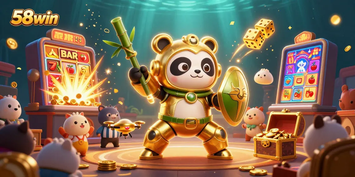 Experience the excitement at 58win with vibrant casino elements and thrilling gameplay.