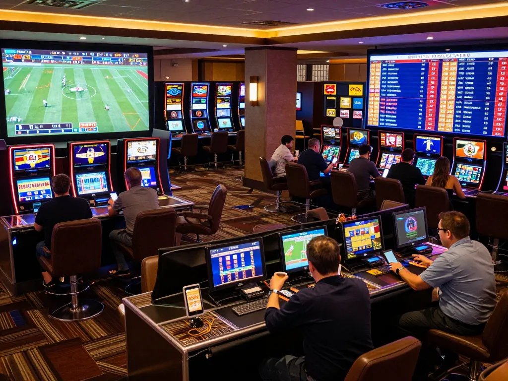 Excitement at the sports betting lounge with tylekeonhacai88 providing real-time odds updates and betting options.