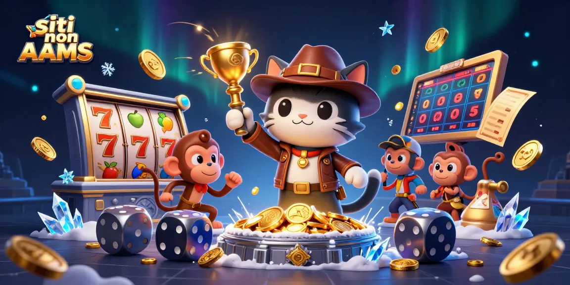 Scopri giochi emozionanti in siti non AAMS con un esploratore di gatti 3D tra elementi dinamici di casinò.