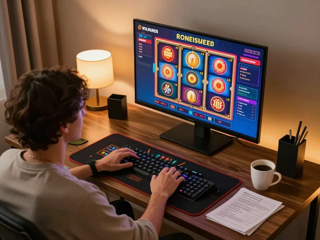 Experience thrilling gameplay on hay88x with colorful slot machines at a cozy online setup