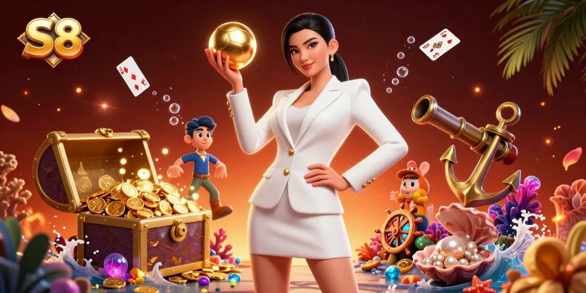 Engage with the S8 casino experience while winning amazing prizes in a vibrant 3D scene.