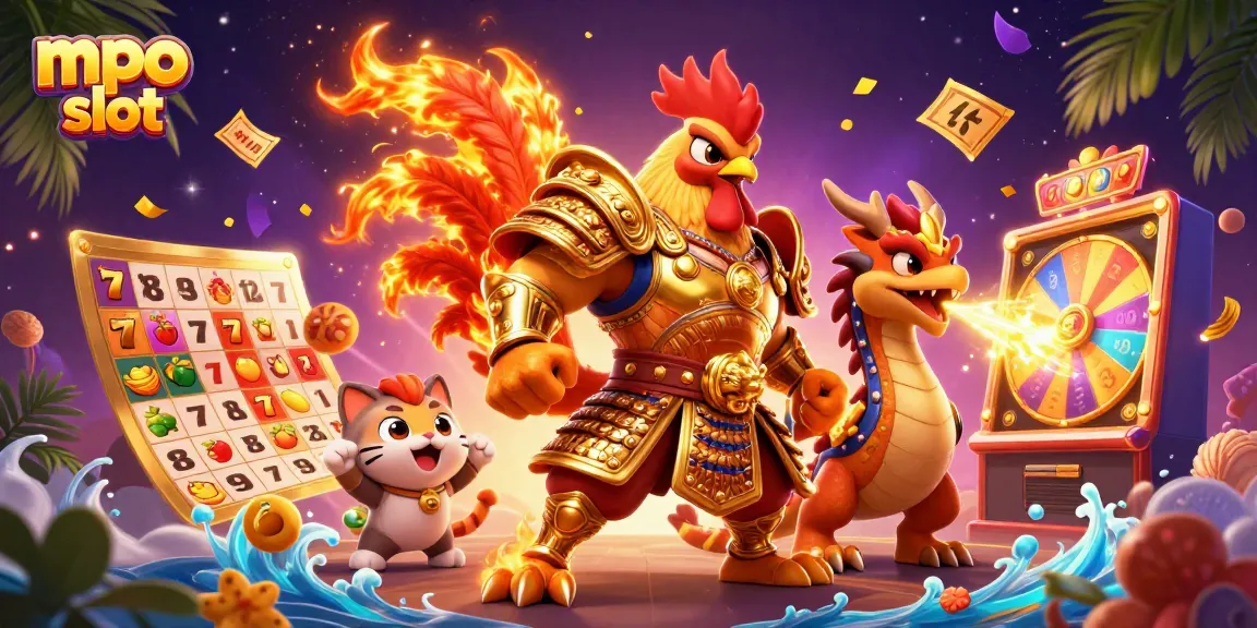 Spin the reels with mpo slot and witness fiery characters creating a jackpot frenzy!