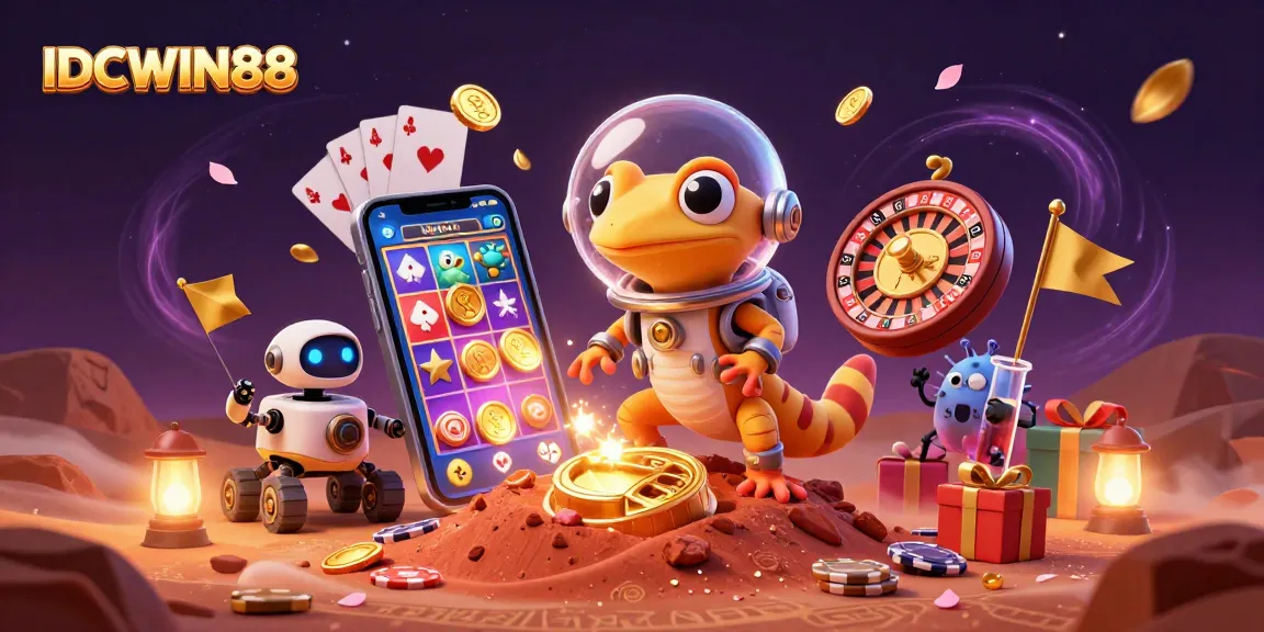 Join IDCWIN88 in an exciting Martian casino adventure with vibrant games and thrilling moments!