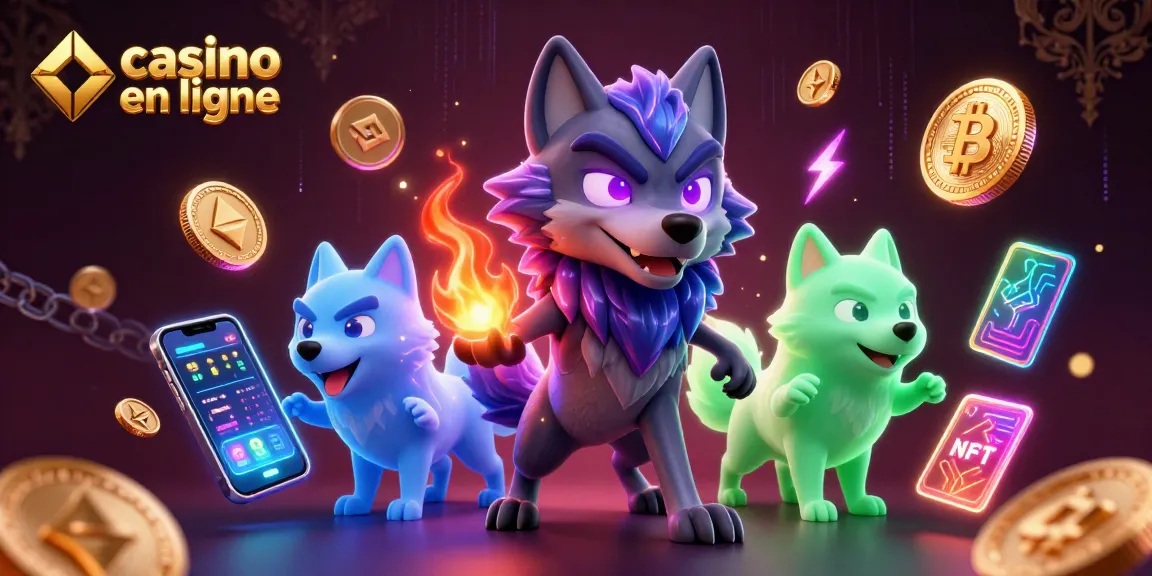 Jouer au casino en ligne avec des chevaux fantômes et des éléments cryptographiques visibles.