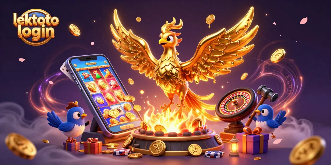 Experience the thrill of lektoto login with vibrant 3D visuals and engaging game elements.