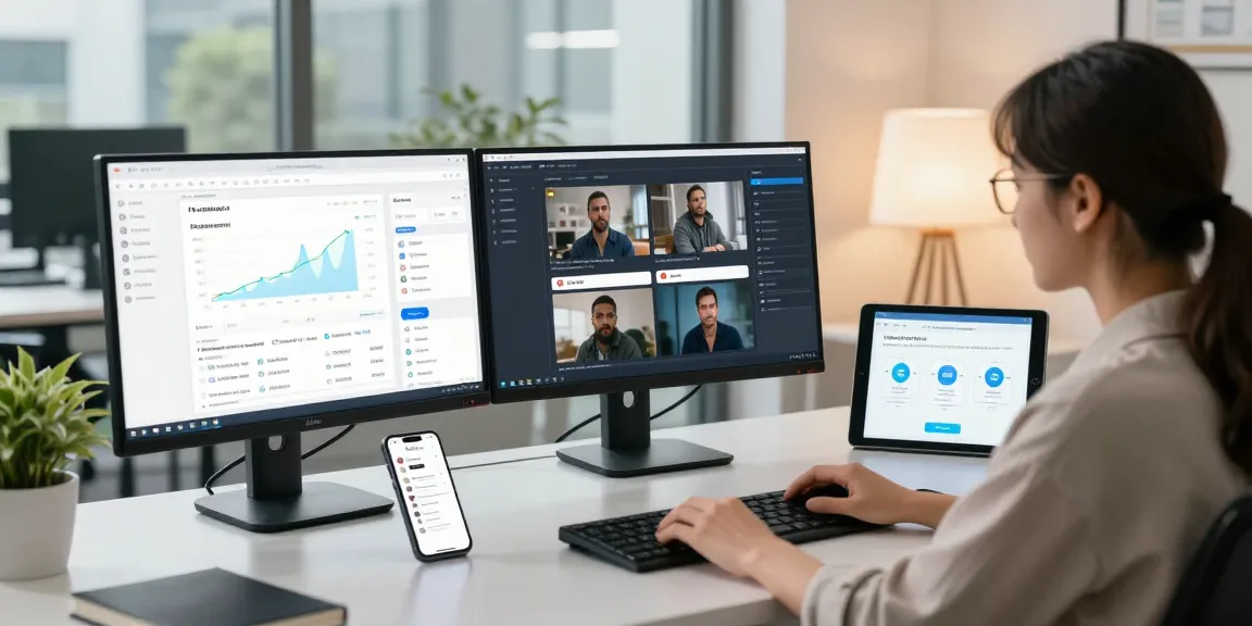 AI detector in action in a tech workspace, showcasing image and video moderation analytics for content safety