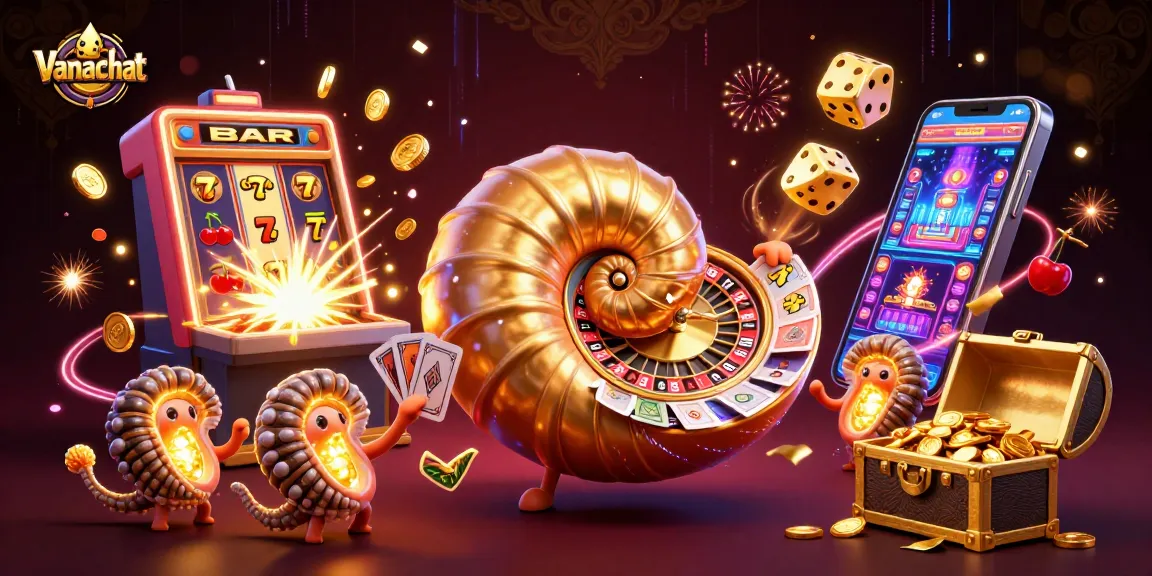 Engage in thrilling video chat experiences on Vanachat with colorful gaming elements and lottery excitement.