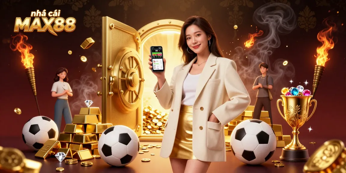 Bet at nhà cái MAX88 with exciting sports betting and luxurious casino elements.