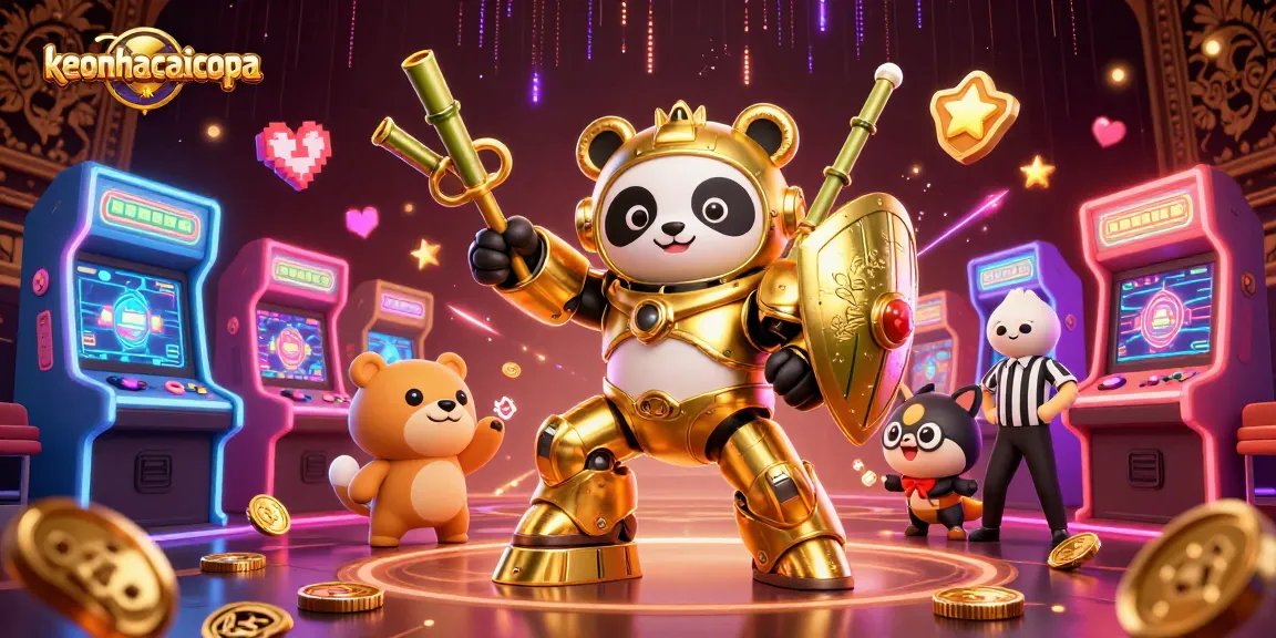 Experience thrilling gameplay with keonhacaicopa in this vibrant 3D casino illustration.