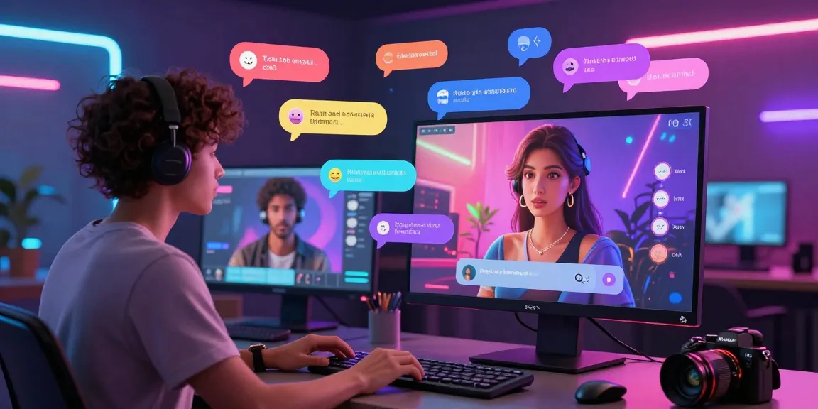 Engaging session of nsfw ai chat showcasing diverse characters and vibrant digital interaction.