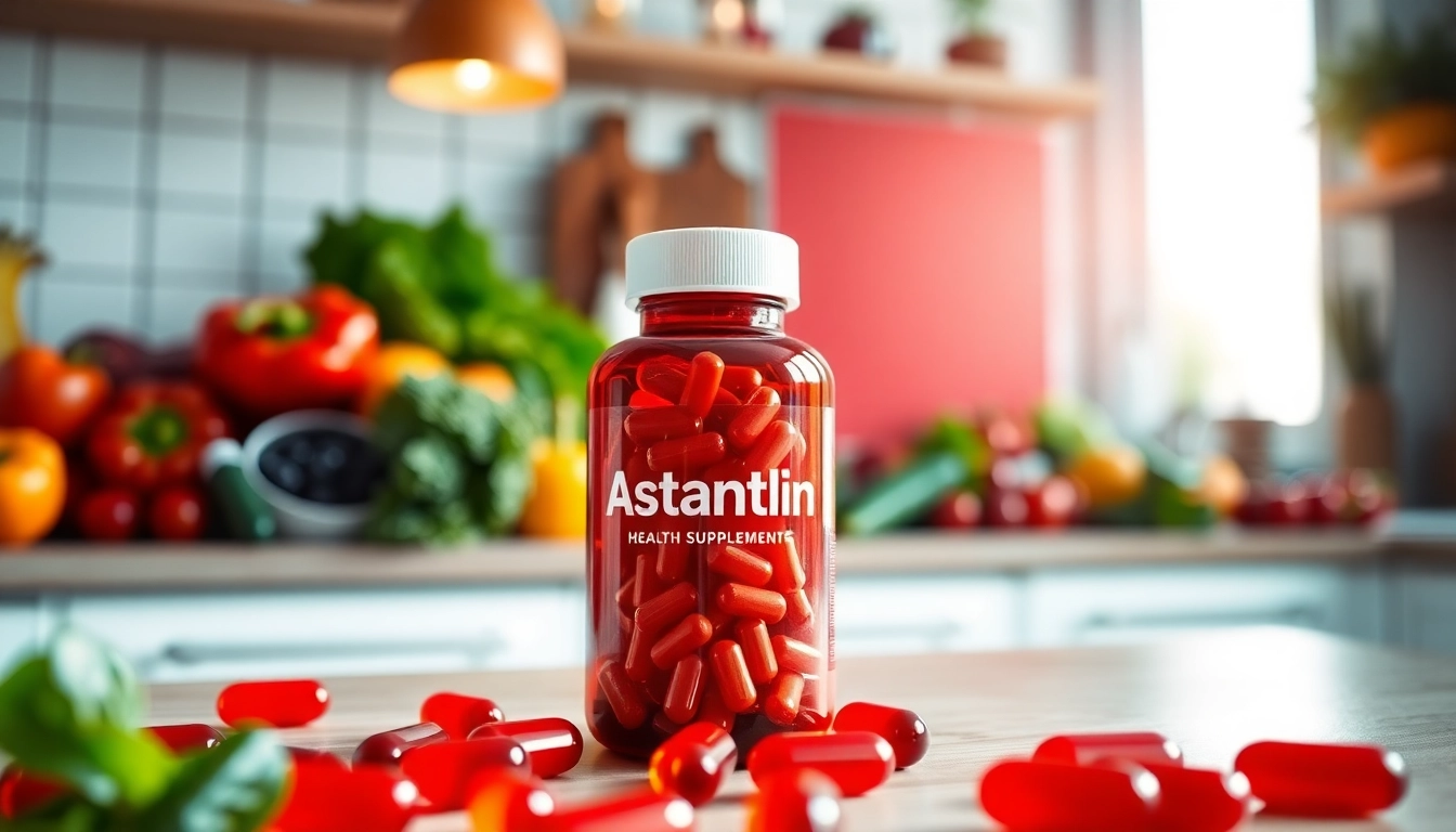 Learn the benefits of long term astaxanthin dosage with vibrant supplement imagery.