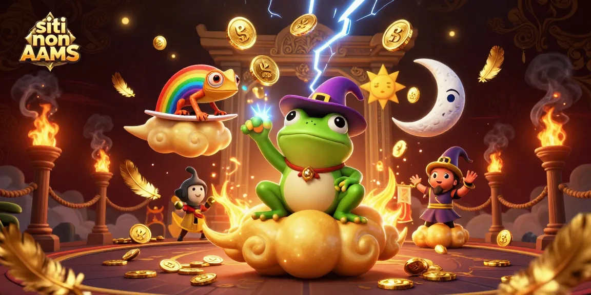 Scopri l'emozione dei siti non AAMS con monete d'oro e personaggi dinamici a tema casinò.