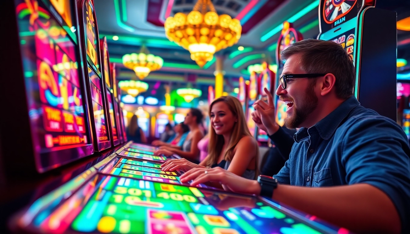 Rasakan keseruan bermain slot gacor dengan pemain yang antusias di kasino penuh warna.