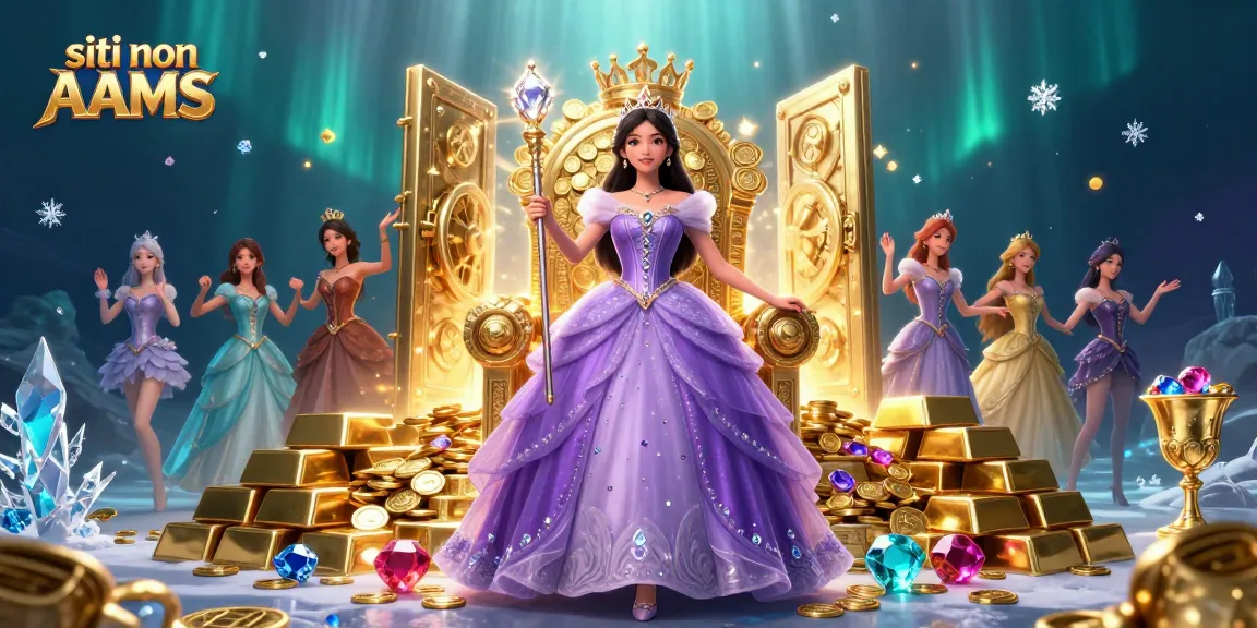 I siti non AAMS offrono affascinanti tesori di gioco in una vivace scena 3D di opulenza e fortuna.