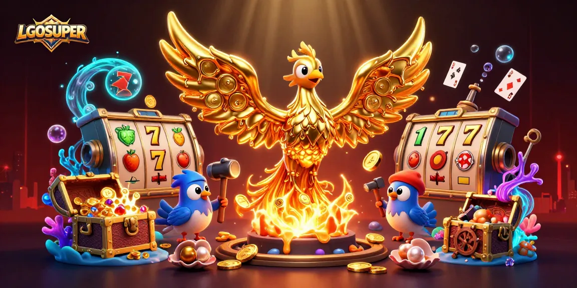 Engage with LGOSUPER slots and experience the thrill of winning in this vibrant casino scene.