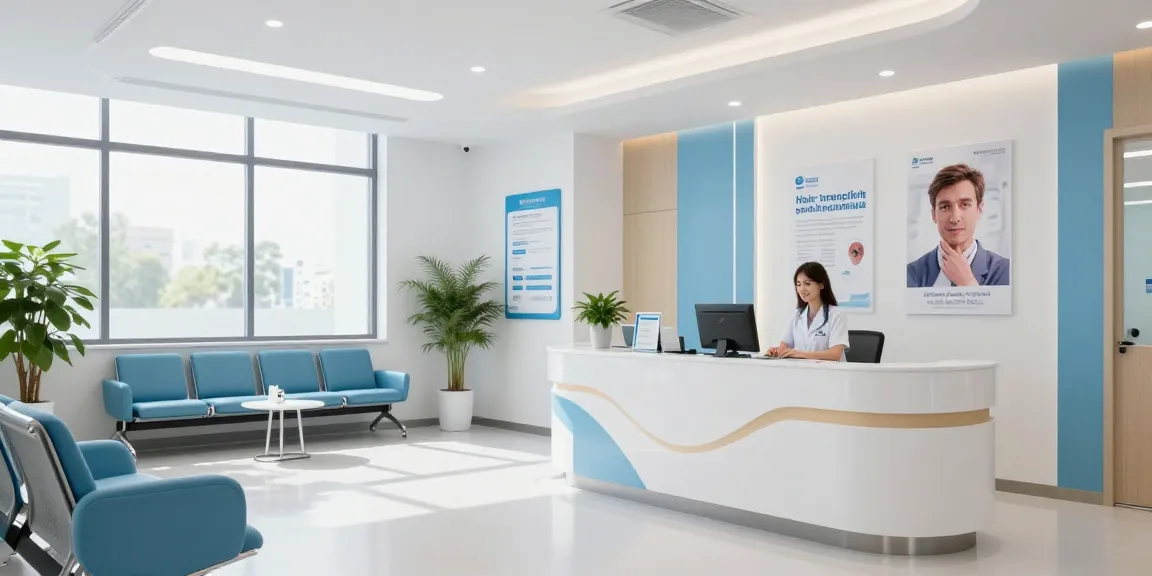 "Hair transplant turkey consultation in a modern health clinic, showcasing expert patient care and medical services."