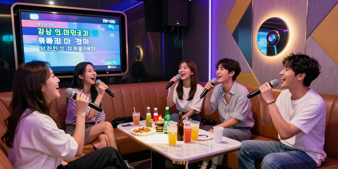 강남 유앤미에서 친구들과 함께 즐기는 프라이빗 가라오케의 즐거운 순간