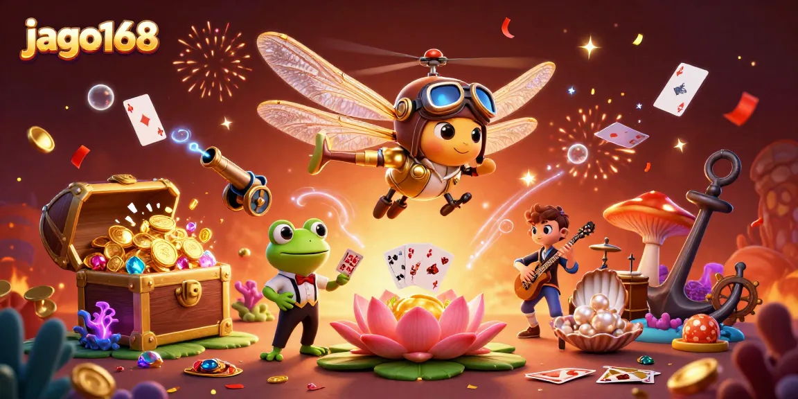 Engage with jago168’s thrilling adventure of collecting coins in an animated casino