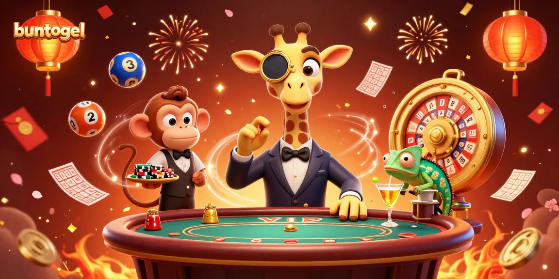 Buntogel enhances your gaming experience in lively lottery scenes with enchanting characters