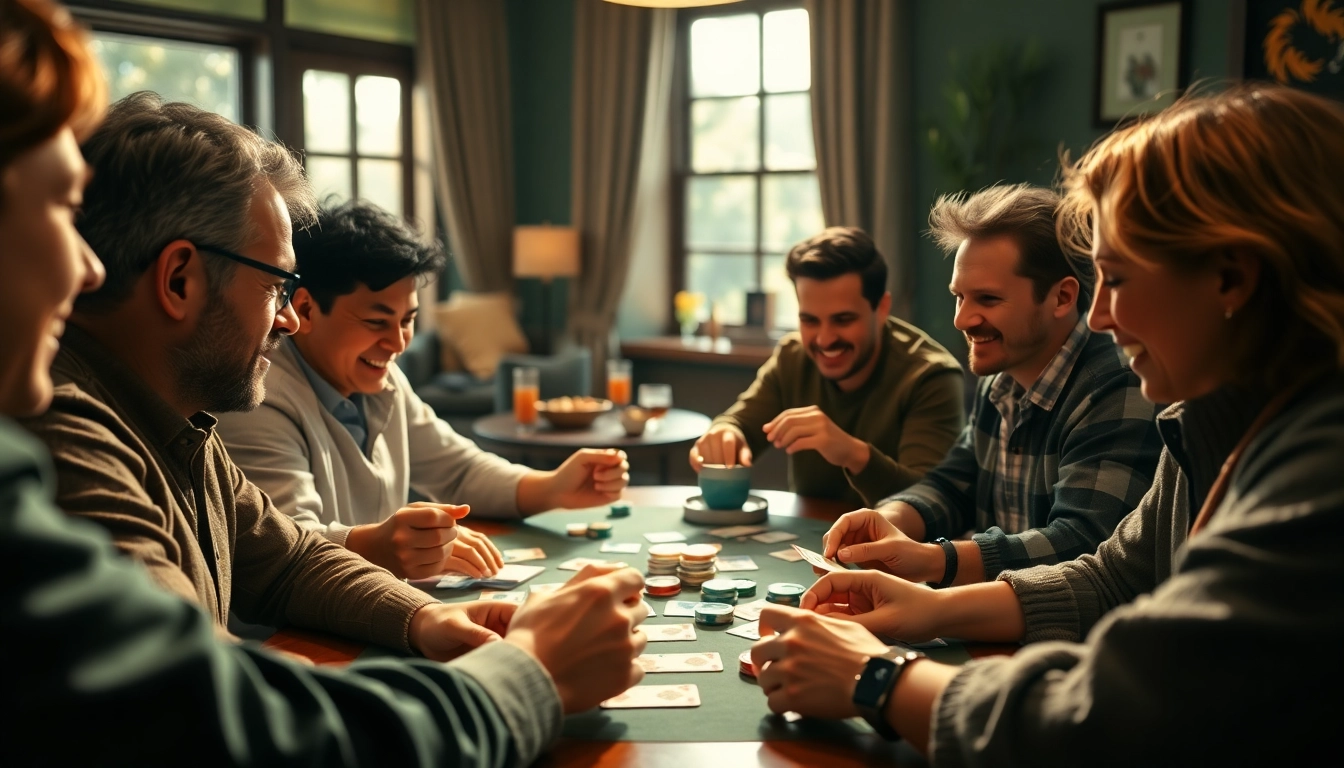 Exciting match of yono rummy game with players focused on their cards.