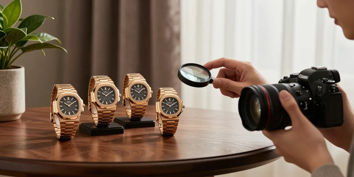 Exquisite replica watch collection displayed elegantly, highlighting quality craftsmanship and luxurious design features.