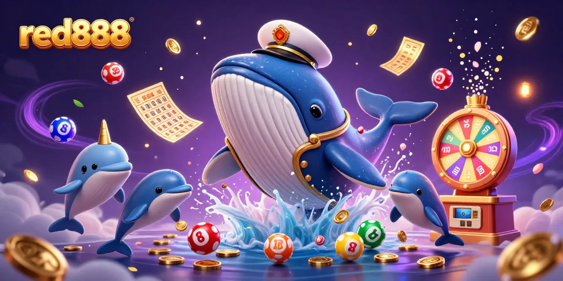 Engage with red888's vibrant lottery world, featuring dynamic characters and thrilling game elements.