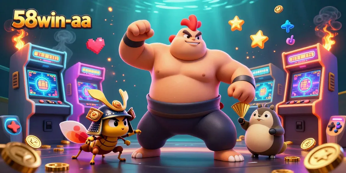Engage in the world of 58win-aa with powerful gaming characters smashing through the gambling scene.
