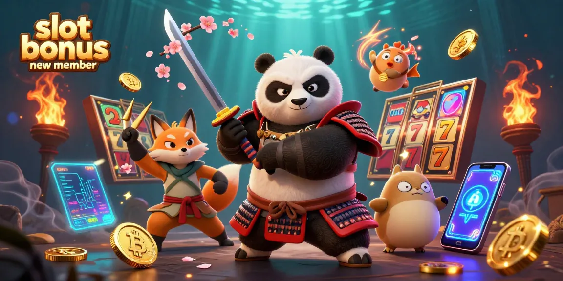 Engage with the exciting slot bonus new member representing players' journey in a rich casino adventure.