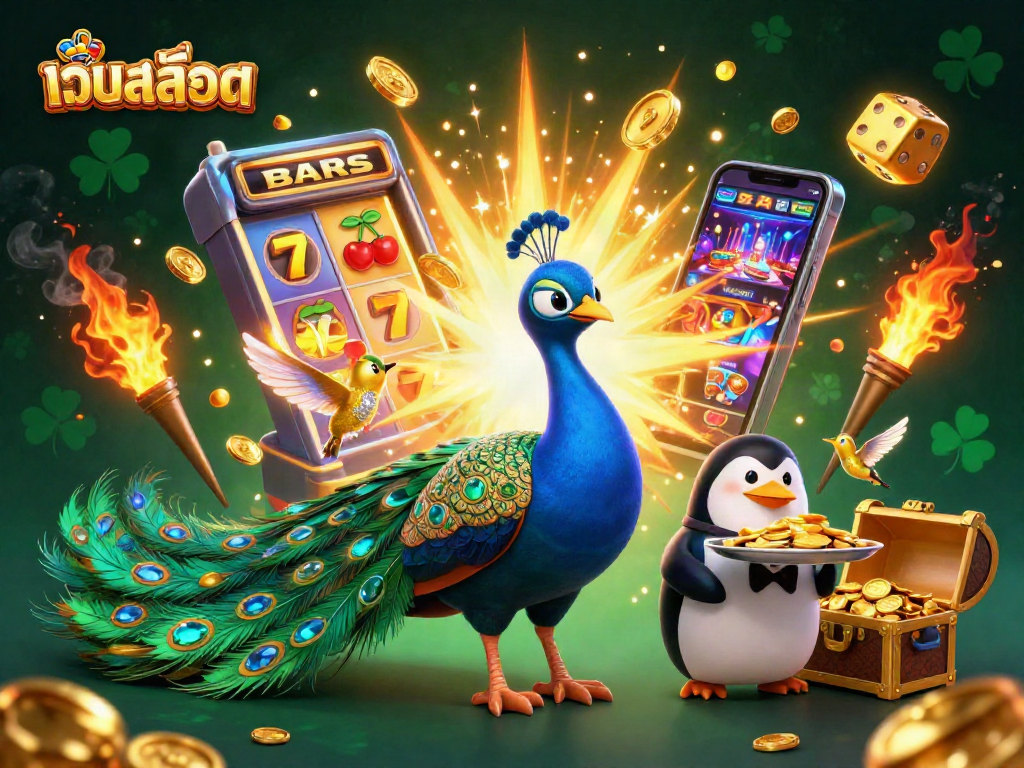 Engage with เว็บสล็อต by spinning vibrant slot machines and winning golden rewards!